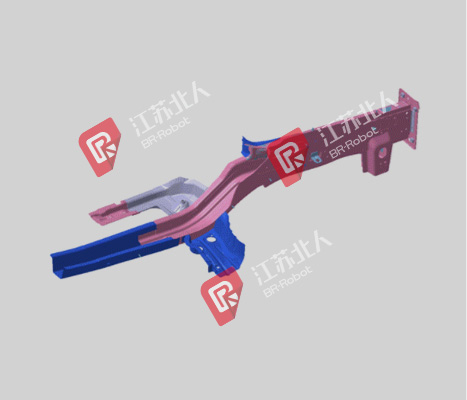 Front longitudinal beam Front longitudinal beam