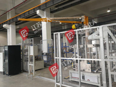 Assembly line of front subframe of automobiles chassis Assembly line of front subframe of automobiles chassis