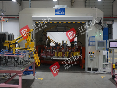 A battery box production line A battery box production line