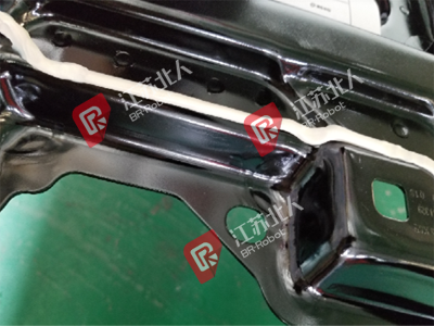 A battery box glue production line A battery box glue production line